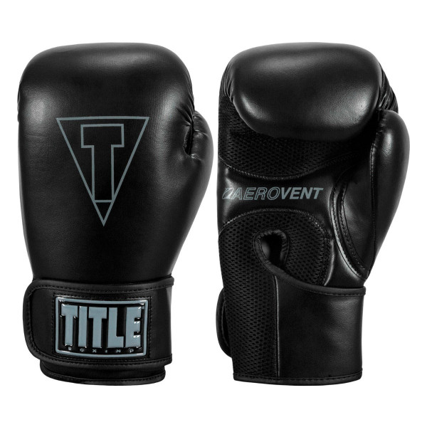 Боксерські рукавиці TITLE Boxing Vegan Gloves Black 12 oz