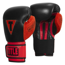 Боксерські рукавиці TITLE Boxing All Heart Bag Gloves 2.0 Black/Red 14 oz