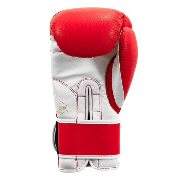 Боксерські рукавиці TITLE Boxing Pro Style Leather Gloves3.0 Red/White 16 oz