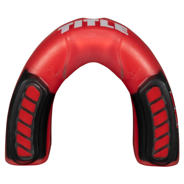 Капа TITLE Boxing Gel Triple-Shox 2.0 доросла (вік 11+) Red/Black