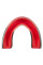 Капа TITLE Boxing Gel Triple-Shox 2.0 доросла (вік 11+) Red/Black
