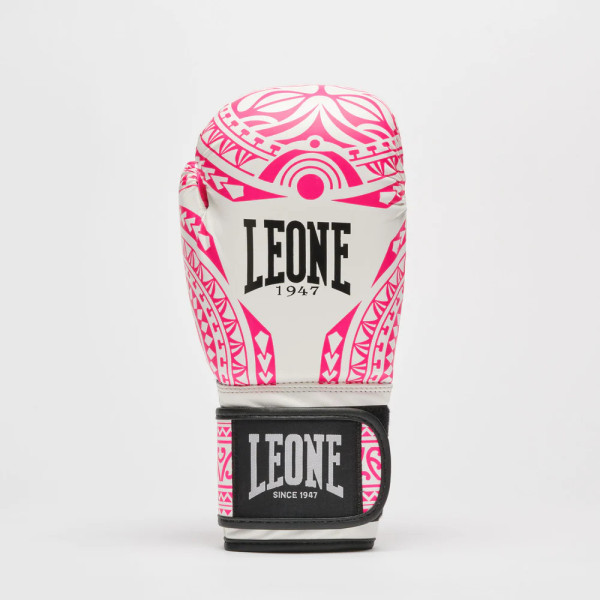 Боксерські рукавиці Leone GN329 HAKA White/Pink 10 унцій