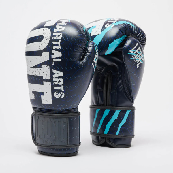 Боксерські рукавиці Leone GN004 PRIMAL INSTINCT Blue 12 унцій
