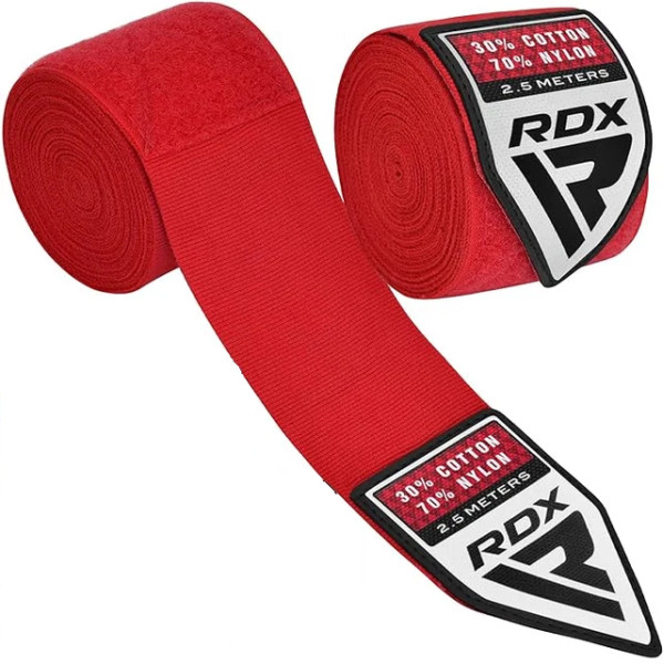 Бинти для боксу RDX Hand Wraps Red (2.5м.)