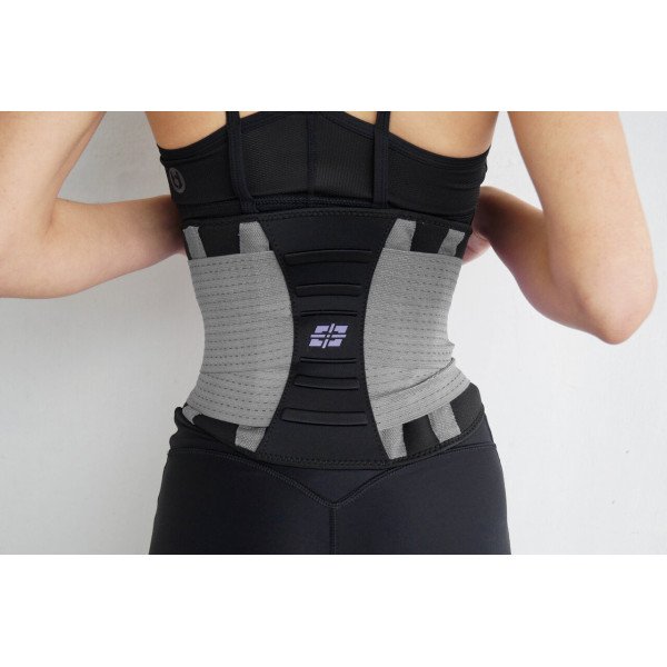 Пояс-корсет для підтримки спини Power System PS-6031 Waist Shaper Grey S/M