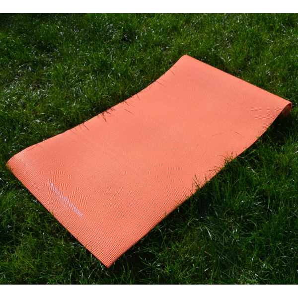 Килимок для йоги та фітнесу Power System PS-4014 PVC Fitness-Yoga Mat Orange (173x61x0.6)