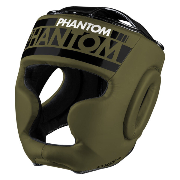 Боксерський шолом Phantom APEX Full Face Army Green (капа в подарунок)
