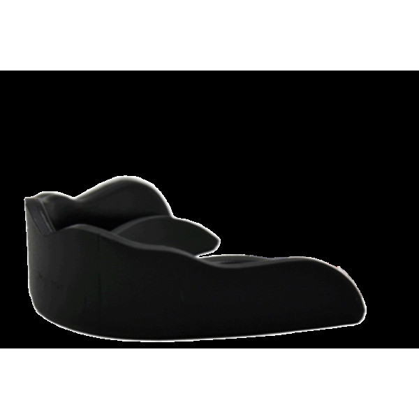 Капа боксерська PowerPlay 3317 SR доросла (вік 11+) чорна