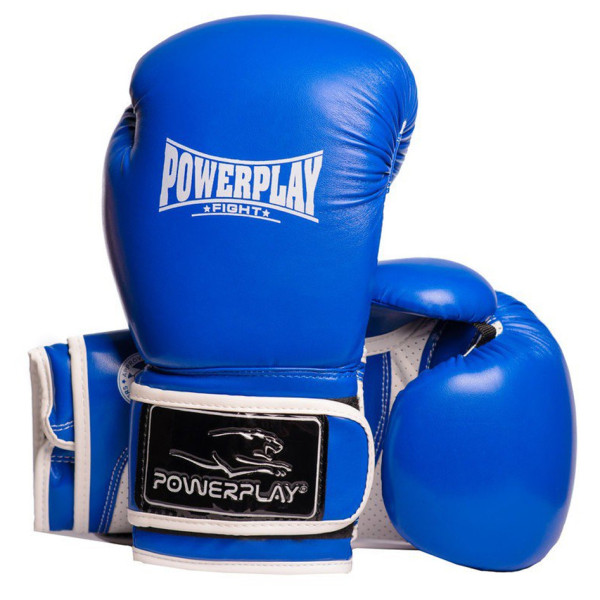 Боксерські рукавиці PowerPlay 3019 Challenger Сині 14 унцій