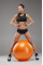 М'яч для фітнесу (фітбол) Power System PS-4013 Ø75 cm PRO Gymball Orange