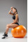 М'яч для фітнесу (фітбол) Power System PS-4013 Ø75 cm PRO Gymball Orange