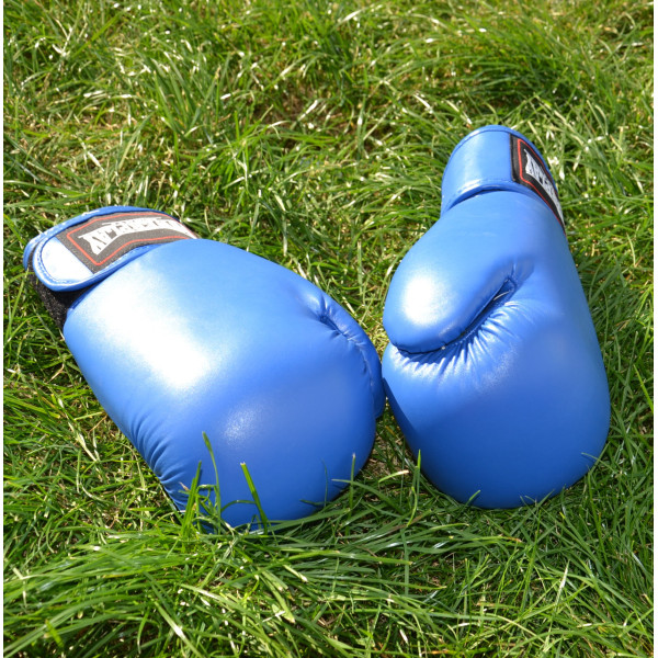 Боксерські рукавиці PowerPlay 3004 Classic Сині 12 унцій