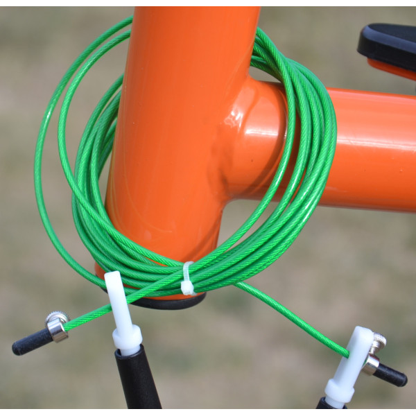 Скакалка швидкісна PowerPlay 4202 Ultra Speed Rope Зелена (2,9m.)