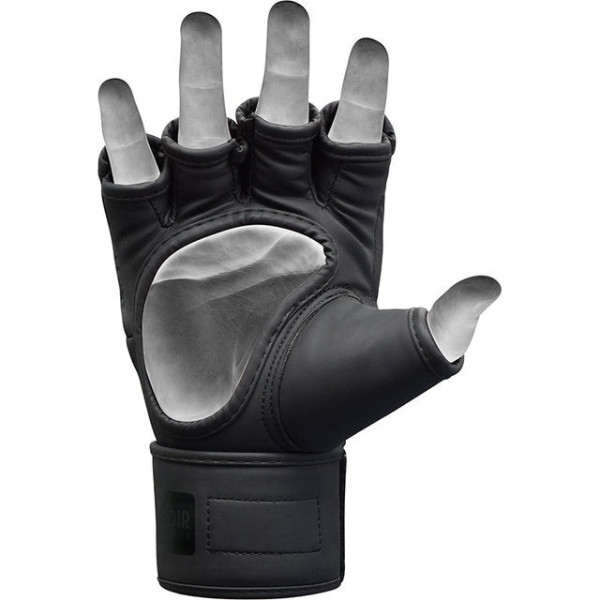 Рукавиці для ММА RDX F15 Noir Matte Black S (капа в комплекті)