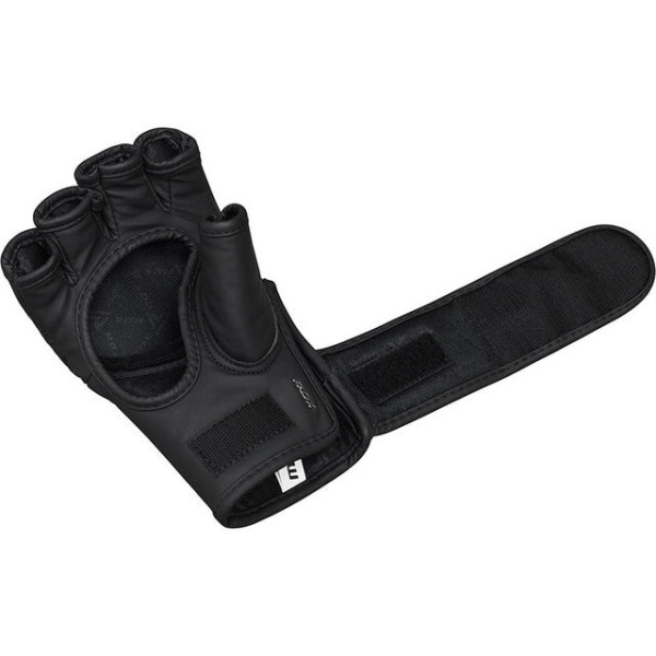 Рукавиці для ММА RDX F15 Noir Matte Black S (капа в комплекті)