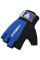 Рукавички для фітнесу RDX W1 HALF BLUE-L