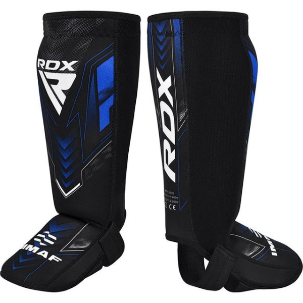 Захист для гомілок та стоп RDX NEOPRENE SHIN INSTEP IMMAF-1-BLUE-M
