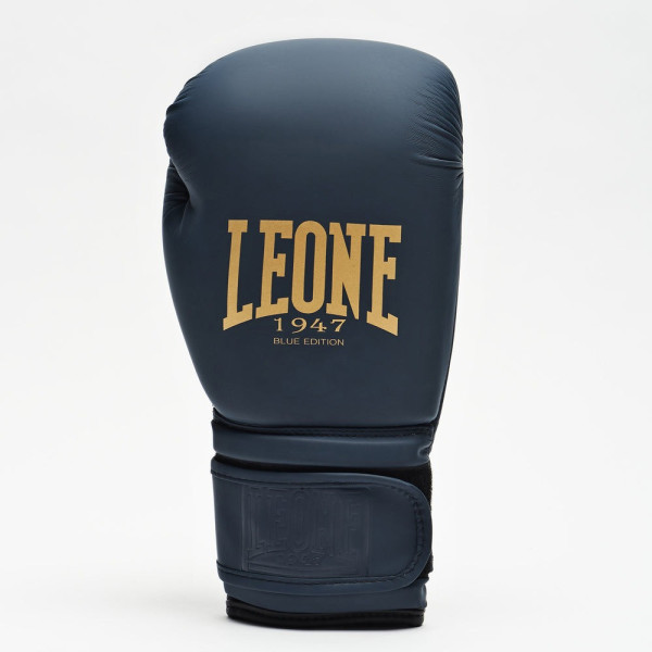 Боксерські рукавиці Leone GN059B Blue Edition 14 унцій (капу в комплекті)