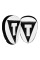 Лапи боксерські TITLE Boxing Attack “Big-T” Punch Mitts 2.0 White/Black