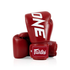 Боксерські рукавиці Fairtex BGV1-ONE (натуральна шкіра) Red 14 унцій