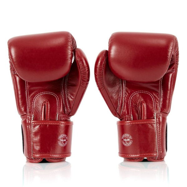 Боксерські рукавиці Fairtex BGV1-ONE (натуральна шкіра) Red 14 унцій