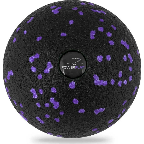 Масажний м'яч PowerPlay PP-4350 Epp Massage Ball (d8) Чорно/Фіолетовий