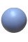 М'яч для фітнесу (фітбол) напівмасажний PowerPlay 4003 Ø75 cm Gymball Sky Blue + помпа