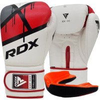 Боксерські рукавиці RDX F7 Ego Red 12 унцій (капа в комплекті)