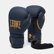 Боксерські рукавиці Leone GN059B Blue Edition 14 унцій (капу в комплекті)