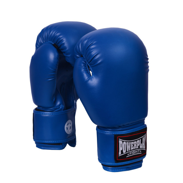 Боксерські рукавиці PowerPlay 3004 Classic Сині 14 унцій