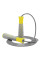 Скакалка PowerPlay 4206 Jump Rope PRO+ Сіро-жовта (2,75m.)