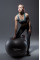 М'яч для фітнесу (фітбол) Power System PS-4011 Ø55 cm PRO Gymball Black