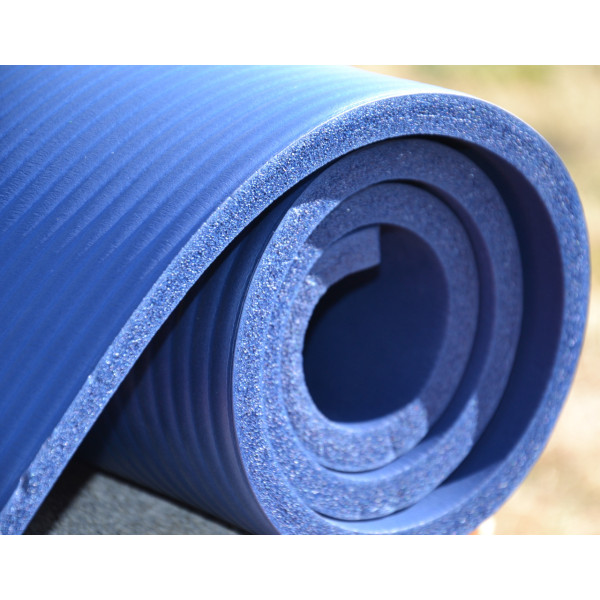 Килимок для йоги та фітнесу PowerPlay 4151 NBR Performance Mat Синій (183x61x1.2)