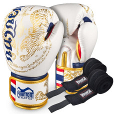 Боксерські рукавиці Phantom Muay Thai Gold Limited Edition 16 унцій (капа в подарунок)