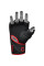 Рукавиці для ММА RDX F6 KARA Matte Red M (капа у комплекті)