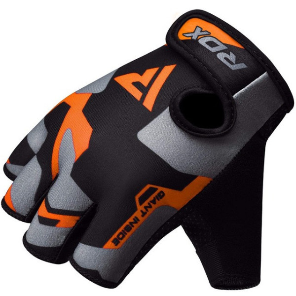 Рукавички для фітнесу RDX F6 Sumblimation Orange 2XL