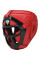 Боксерський шолом RDX T1 Grill Full RED XL (капа в комплекті)