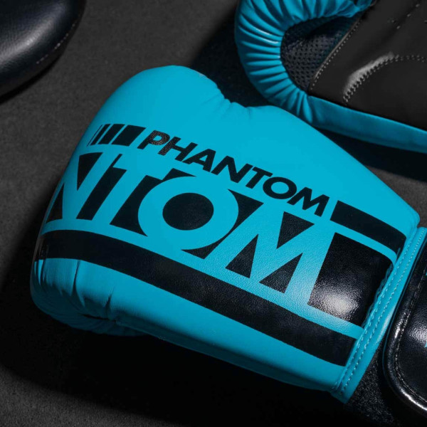 Боксерські рукавиці Phantom APEX Neon Blue 10 унцій