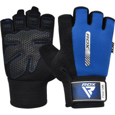 Рукавички для фітнесу RDX W1 HALF BLUE-XL
