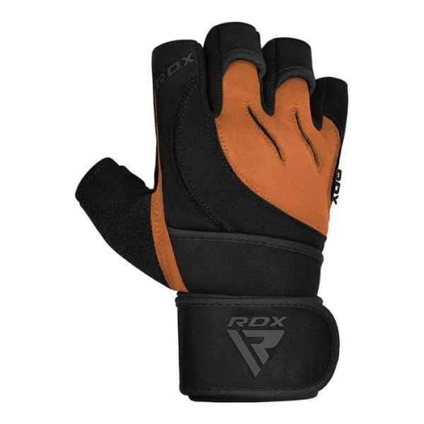 Рукавички для фітнесу RDX MICRO TAN/BLACK PLUS-S