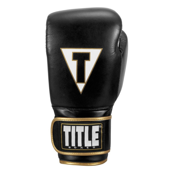 Боксерські рукавиці TITLE Boxeo Mexican Leather Quatro Black/White 16 oz