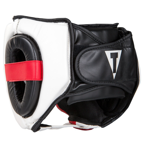 Боксерський шолом TITLE MMA Command Black/White/Red L