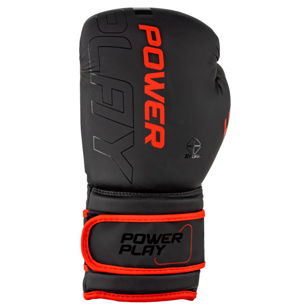 Боксерські рукавиці PowerPlay 3024 Ultra Mat Чорно-Червоні 16 унцій