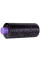 Масажний ролик (роллер) гладкий PowerPlay PP-4348 2 in 1 EPP Foam Roller Чорно/Фіолетовий (33x14см.)