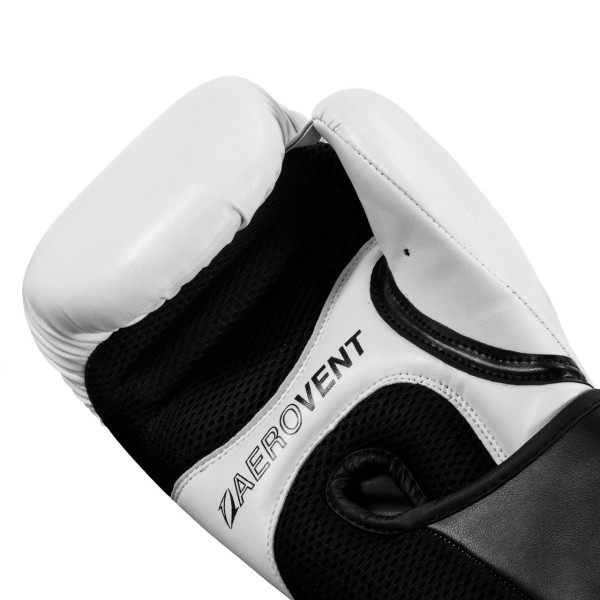 Боксерські рукавиці TITLE Boxing Vegan Gloves White/Black 14 oz