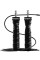 Скакалка швидкісна на підшипниках PowerPlay 4208 Fitness Jump Rope Чорна (3m.)