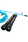 Скакалка швидкісна PowerPlay 4202 Ultra Speed Rope Бірюзова (2,9m.)
