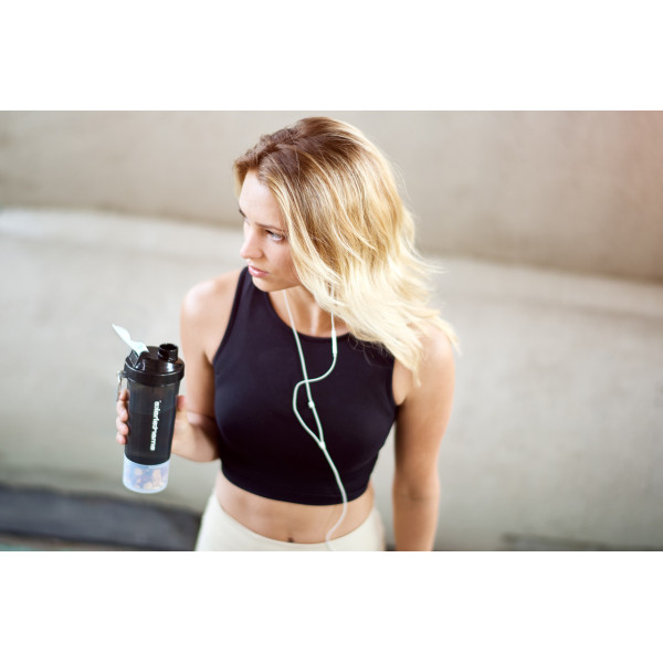 Шейкер спортивний SmartShake Slim 500ml Gray