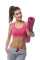 Килимок для йоги та фітнесу Power System PS-4014 PVC Fitness Yoga Mat Pink (173x61x0.6)