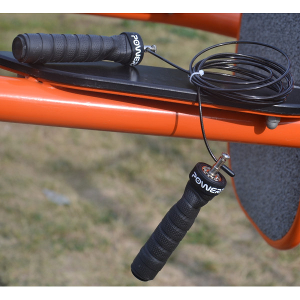 Скакалка швидкісна на підшипниках PowerPlay 4208 Fitness Jump Rope Чорна (3m.)